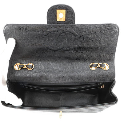 CHANEL Mademoiselle ChainShoulder Bag BlackA05296 Caviar Leather