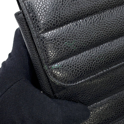 CHANEL Mademoiselle ChainShoulder Bag BlackA05296 Caviar Leather