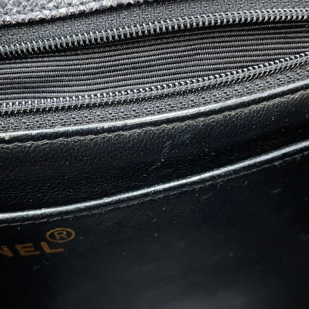 CHANEL Mademoiselle ChainShoulder Bag BlackA05296 Caviar Leather