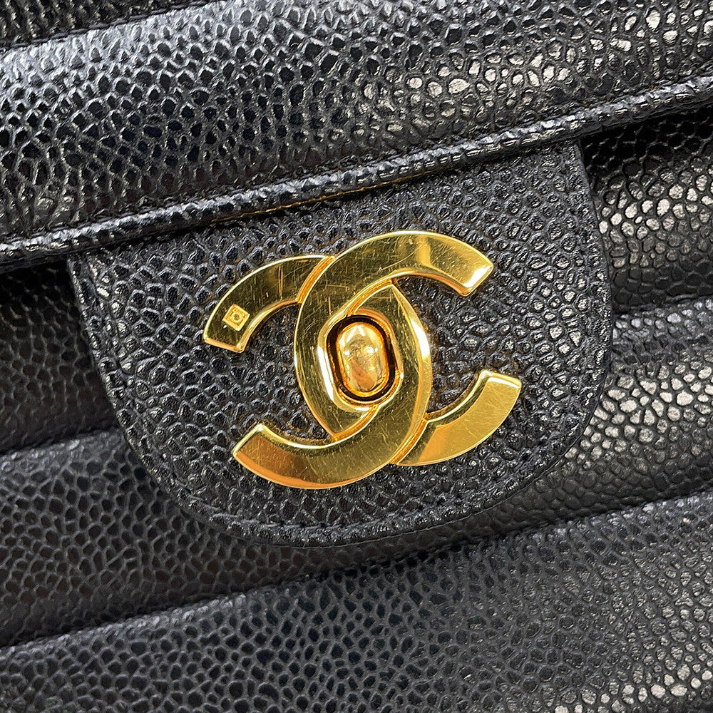 CHANEL Mademoiselle ChainShoulder Bag BlackA05296 Caviar Leather