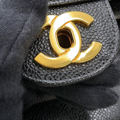 CHANEL Mademoiselle ChainShoulder Bag BlackA05296 Caviar Leather