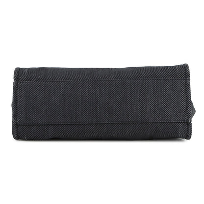 CHANEL Deauville shopping bag Navy/BlackA93786 Raffia Leather Size GM