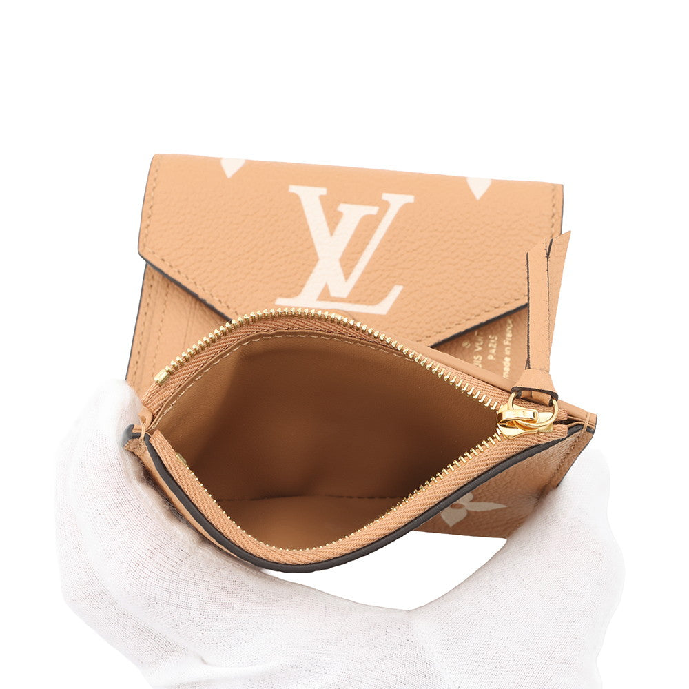 LOUIS VUITTON Portefeuille Victorine Arizona/BeigeM81459 Monogram Empreinte Leather