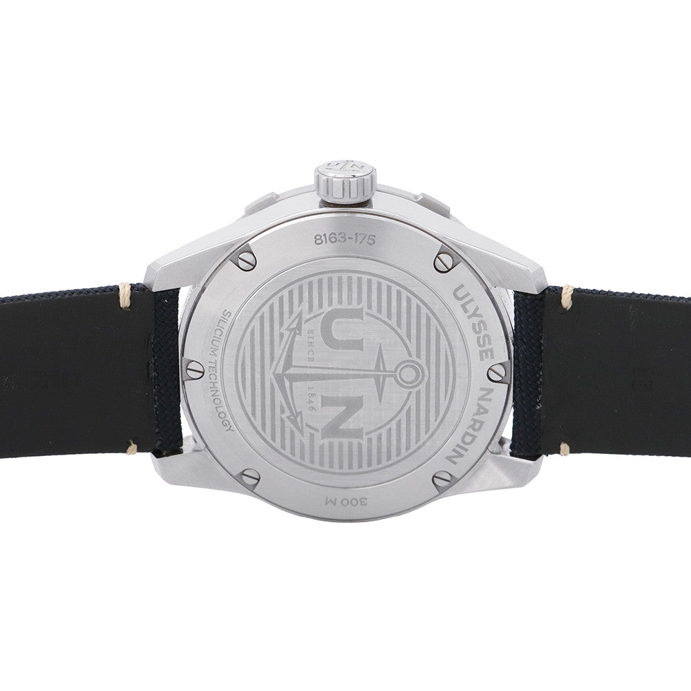 ULYSSE NARDIN Diver W42mm Stainless Steel Fabric Blue Dial8163-175/93