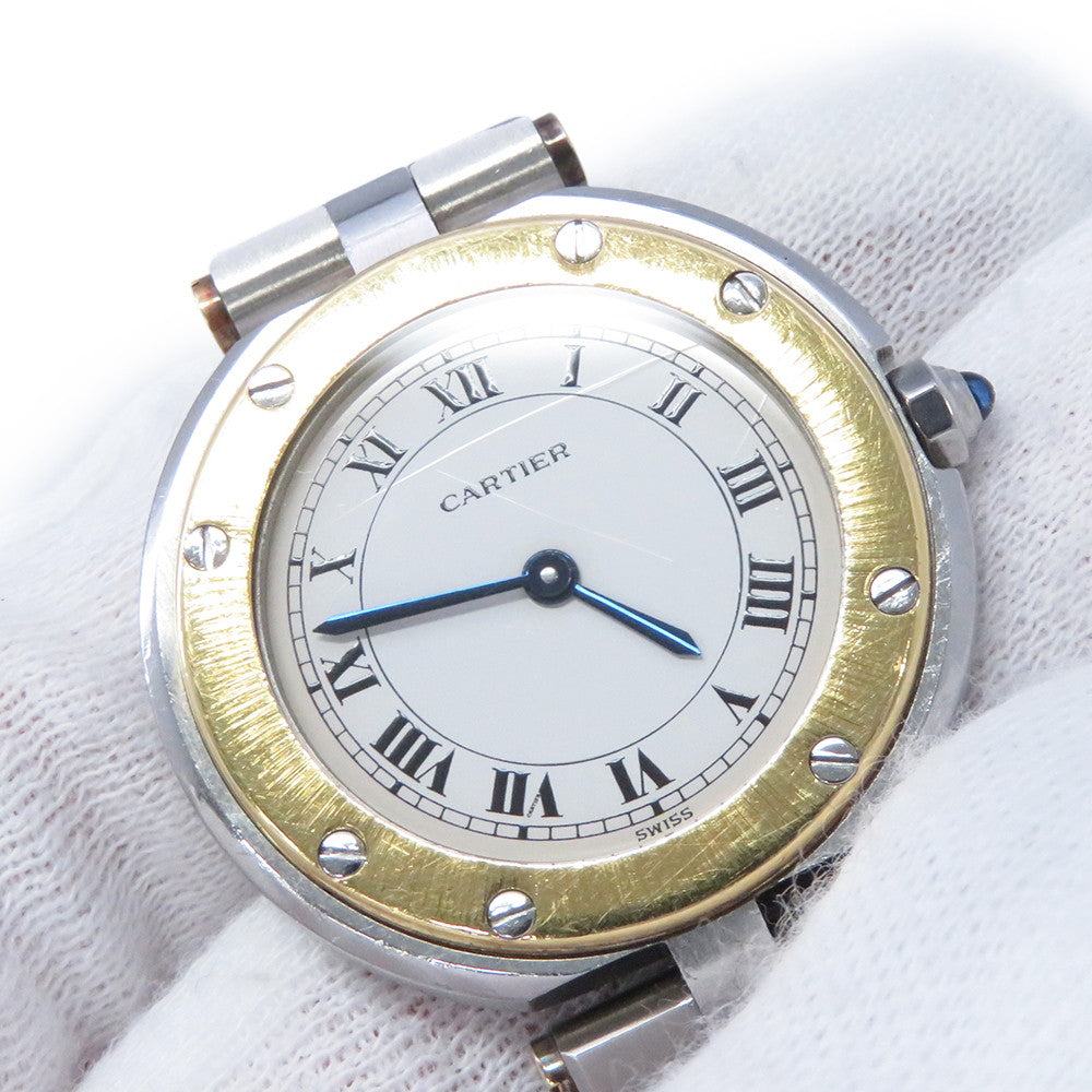 CARTIER Santos Vendôme SM W26.9mm Stainless Steel YG White Dial8191