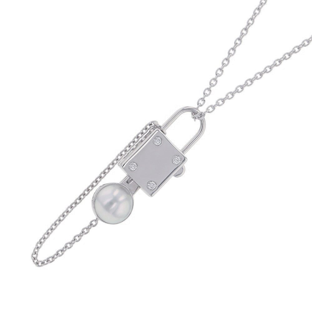 TASAKI A Secret Necklace 18K White Gold
