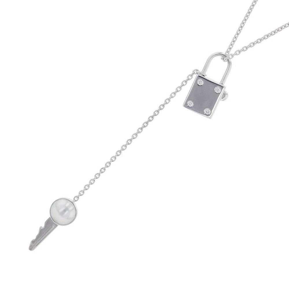 TASAKI A Secret Necklace 18K White Gold