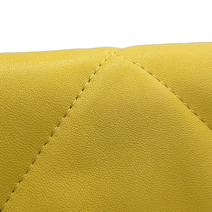 CHANEL 19 ChainShoulder Bag YellowAS1160 Lambskin