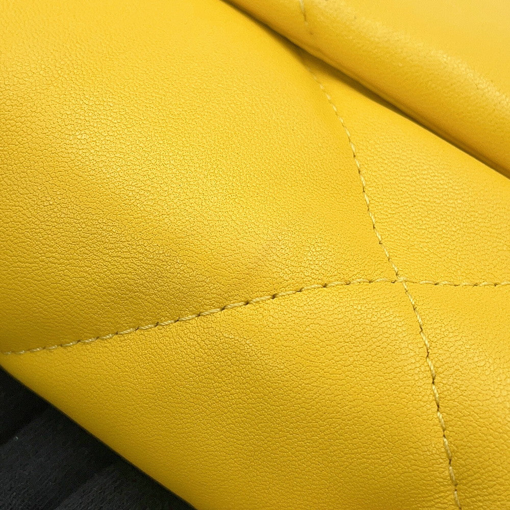 CHANEL 19 ChainShoulder Bag YellowAS1160 Lambskin