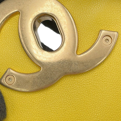 CHANEL 19 ChainShoulder Bag YellowAS1160 Lambskin