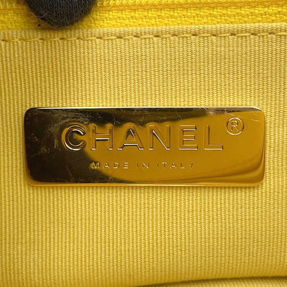 CHANEL 19 ChainShoulder Bag YellowAS1160 Lambskin
