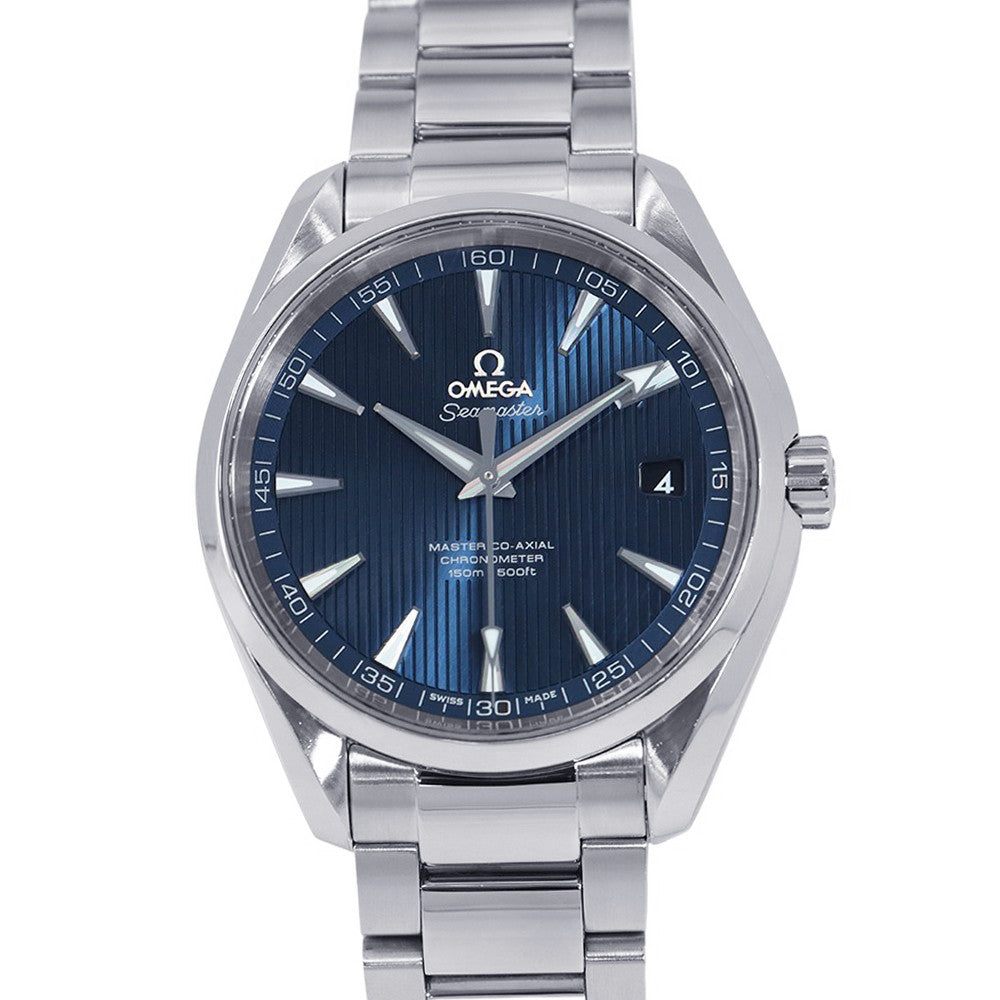 OMEGA Seamaster Aqua Terra Master Co-Axial W41.5mm Stainless Steel Blue Dial231.10.42.21.03.003