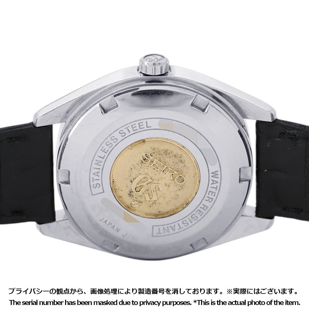 SEIKO Grand SEIKO W36mm Stainless Steel Leather Silver Dial6155-8000