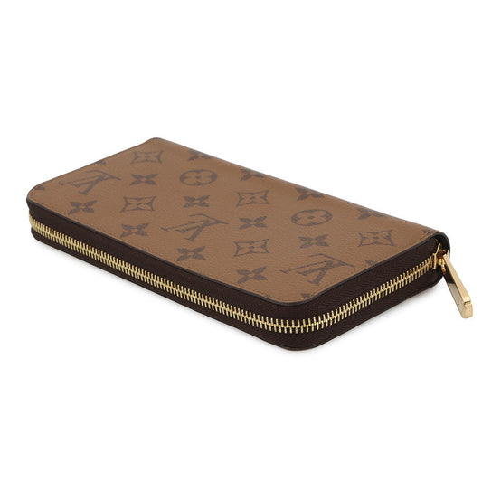 LOUIS VUITTON Zippy Wallet NoirM82444 Monogram Reverse Canvas