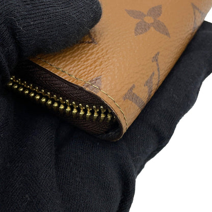 LOUIS VUITTON Zippy Wallet NoirM82444 Monogram Reverse Canvas