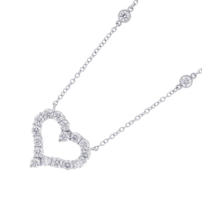 TIFFANY&Co. Sentimental Heart by the Yard Pendant Pt950
