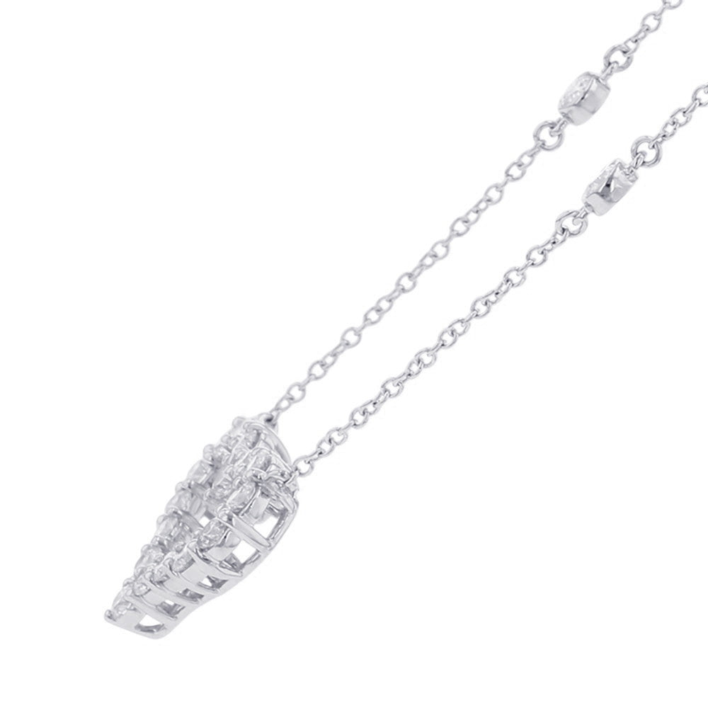 TIFFANY&Co. Sentimental Heart by the Yard Pendant Pt950