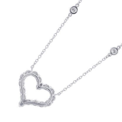 TIFFANY&Co. Sentimental Heart by the Yard Pendant Pt950