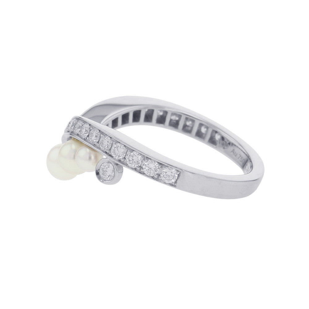 Chaumet Josephine Aigrette Ring Size 50/#10083290 18K White Gold
