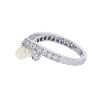 Chaumet Josephine Aigrette Ring Size 50/#10083290 18K White Gold