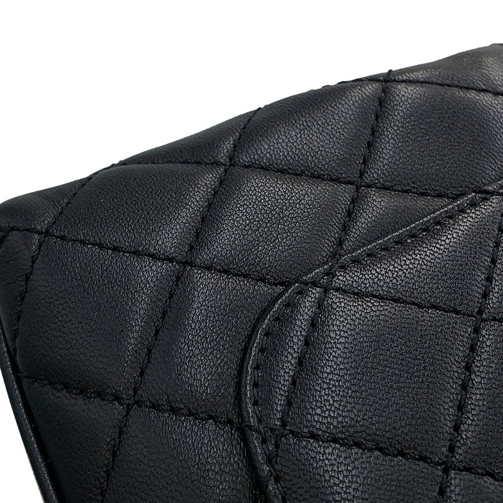 CHANEL Coco Handle 2WAYHandbag BlackAS2215 Leather Size XXS