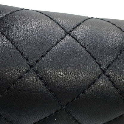 CHANEL Coco Handle 2WAYHandbag BlackAS2215 Leather Size XXS