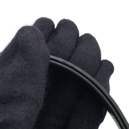 CHANEL Coco handle Dark Gray/BlackA92990 Lambskin beads Size Small