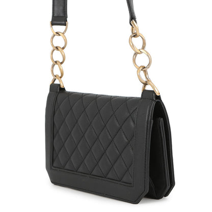 CHANEL Matelasse Classic Chain Wallet BlackA91576 Caviar Leather