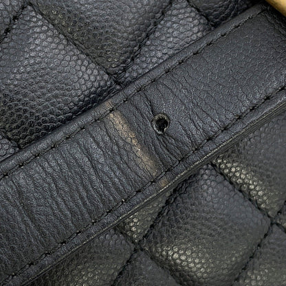 CHANEL Matelasse Classic Chain Wallet BlackA91576 Caviar Leather