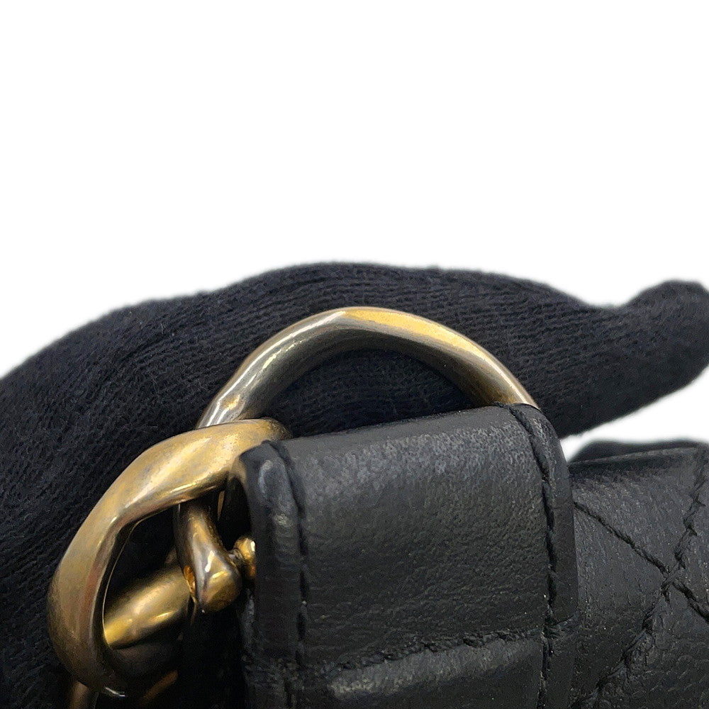 CHANEL Matelasse Classic Chain Wallet BlackA91576 Caviar Leather
