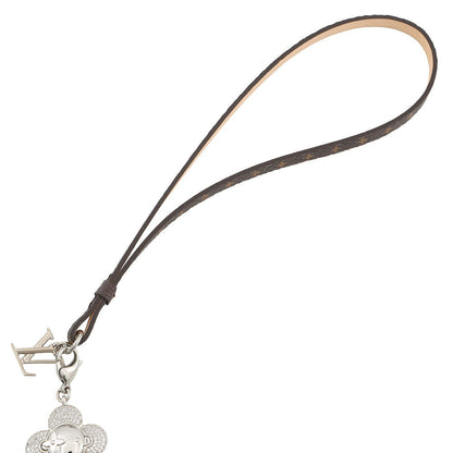 LOUIS VUITTON Bag Charm: Mini Vivienne Strass BrownM03227 Monogram Metal