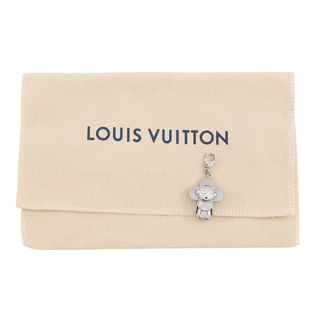 LOUIS VUITTON Bag Charm: Mini Vivienne Strass BrownM03227 Monogram Metal