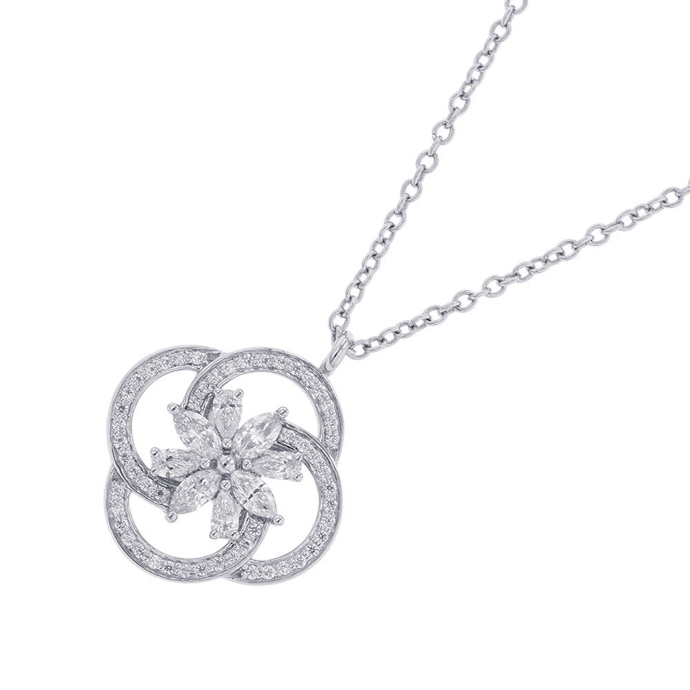 TIFFANY&Co. TIFFANY&Co. Victoria Cluster Key Pendant Size Small62033398 Pt950