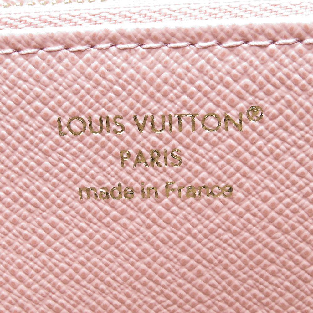 LOUIS VUITTON Zippy Wallet Rose BallerineM41894 Monogram