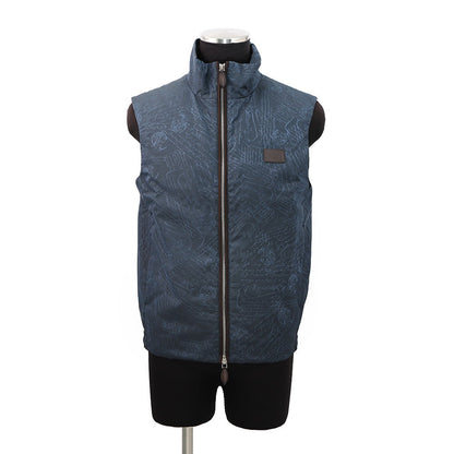 Berluti Scritto Best Warm-Up Jacket Size 46 Washed IndigoR24OGL19 Nylon100%