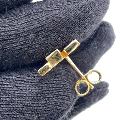LOUIS VUITTON Earrings・LV Iconic Enamel Rose BallerineM01721 Gold Plated Enamel