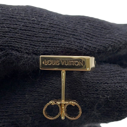 LOUIS VUITTON Earrings・LV Iconic Enamel Rose BallerineM01721 Gold Plated Enamel