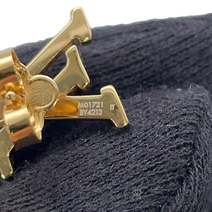 LOUIS VUITTON Earrings・LV Iconic Enamel Rose BallerineM01721 Gold Plated Enamel