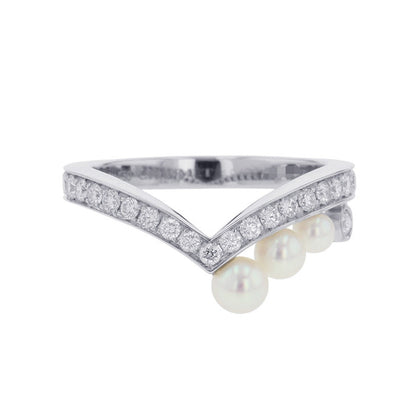 Chaumet Josephine Aigrette Ring Size 52/#12083290 18K White Gold