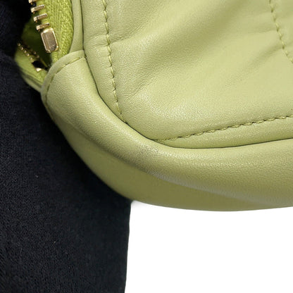 CHANEL CC Logo Matelasse Chain Shoulder Bag Light GreenAS2201 Lambskin