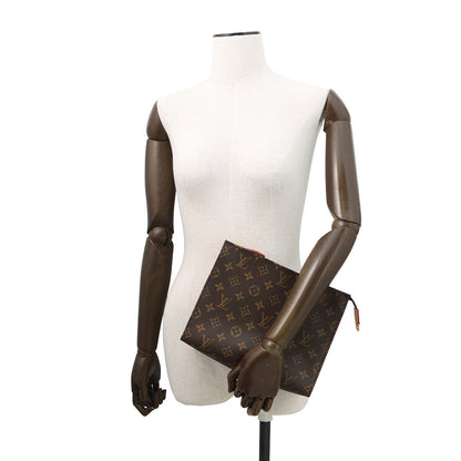 LOUIS VUITTON Toiletry Pouch on Chain BrownM81412 Monogram