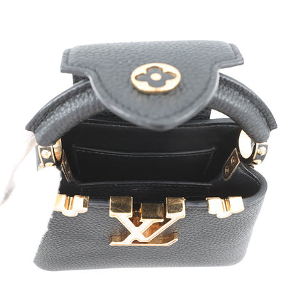 LOUIS VUITTON Capucines NoirM10166 Taurillon Leather Size NANO
