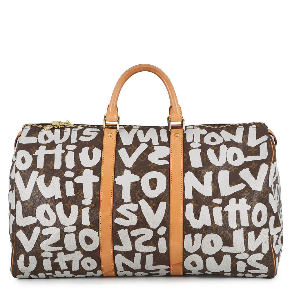 LOUIS VUITTON Keepall ArgentM92197 Monogram・Graffiti Size 50
