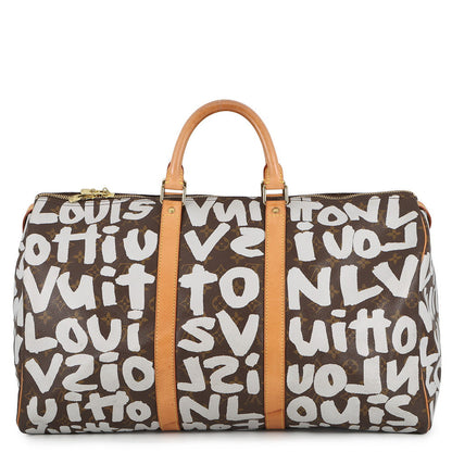 LOUIS VUITTON Keepall ArgentM92197 Monogram・Graffiti Size 50
