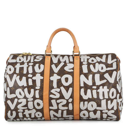 LOUIS VUITTON Keepall ArgentM92197 Monogram・Graffiti Size 50