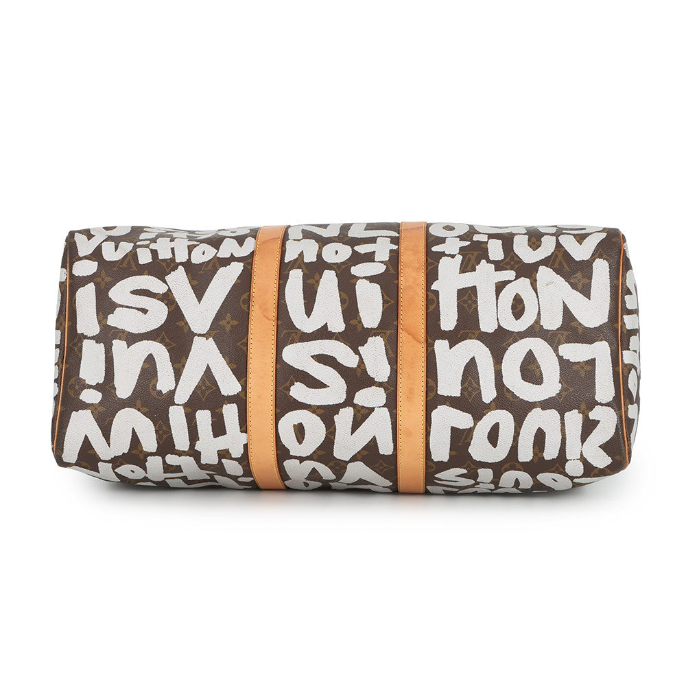 LOUIS VUITTON Keepall ArgentM92197 Monogram・Graffiti Size 50