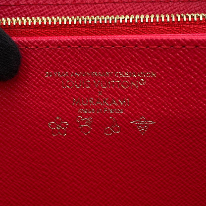 LOUIS VUITTON Zippy Wallet LV × TM WhiteM14240 Monogram Cherry