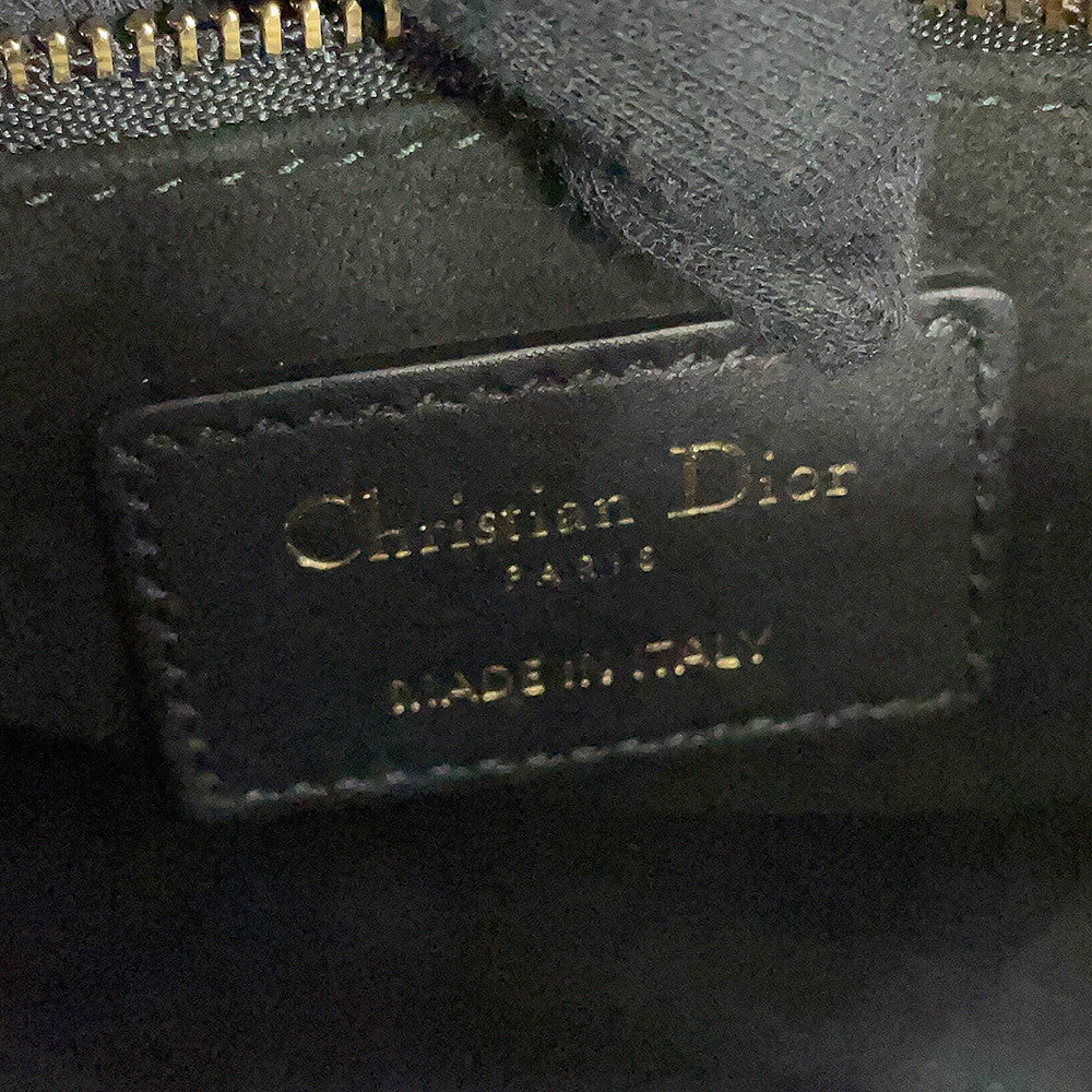 Dior Lady Dior 2WAY Handbag Multicolor Leather Size Mini