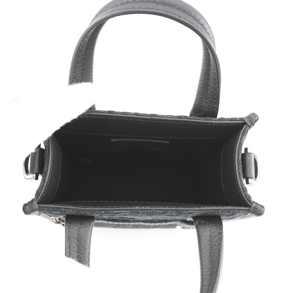 Dior Oblique Safari North-South 2-Way Shoulder Bag Black2ESWS017YKY Canvas Leather Size Mini