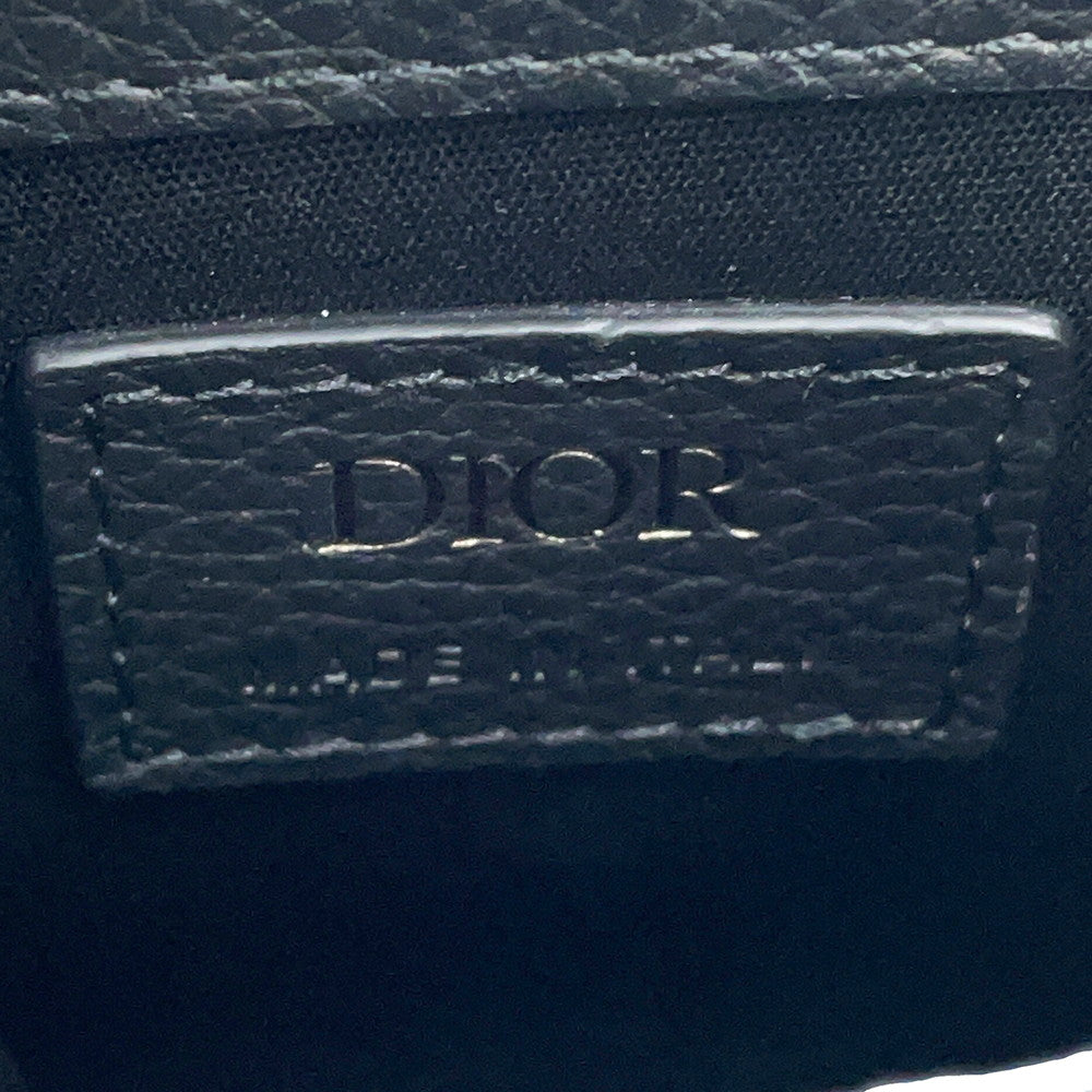 Dior Oblique Safari North-South 2-Way Shoulder Bag Black2ESWS017YKY Canvas Leather Size Mini